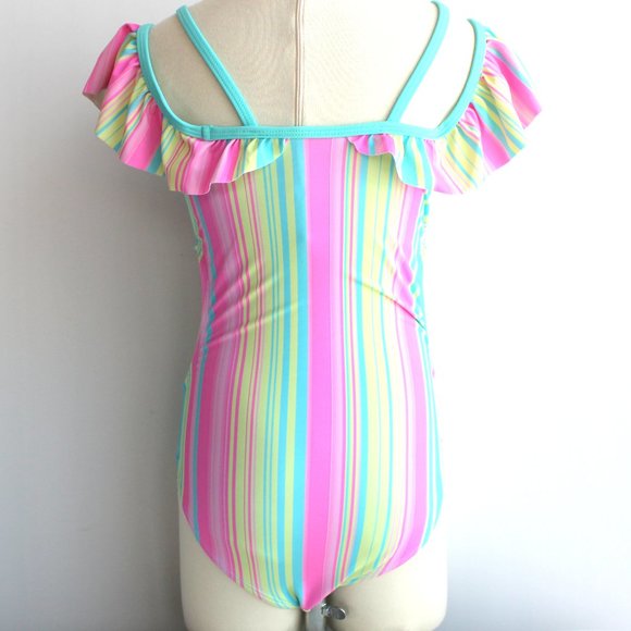 Wonder Nation One Piece Swimsuit Girls Size 7/8 - Picture 12 of 16